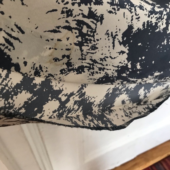 Club Monaco 100% Silk Shift Dress Allover print - Picture 6 of 6